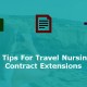 Travel Nursing Extension Contract Tips