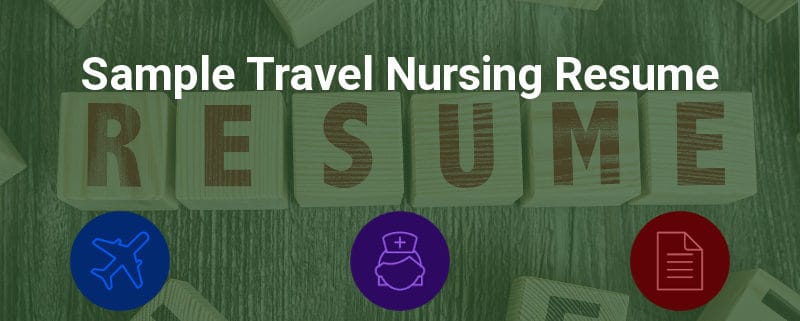 Sample Travel Nursing Resume Image