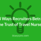 Travel Nurse Recruiter Trust Cover