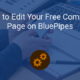 Edit Company Page BluePipes