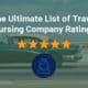 Travel Nursing Company Ratings Image