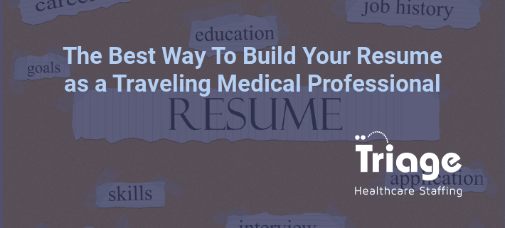 Travel Medical Professional Resume Triage Image