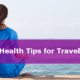 travel nurse meditating on beach for mental health